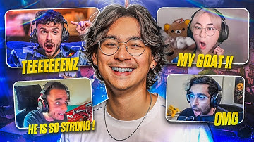 10 MINUTES OF STREAMERS SHOCKED BY TENZ BEST MOMENTS