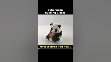 Panda M1059 Blocks Preview #JIHUI #M1059 #Panda #Instructions #Lego #MiniBlock #NanoBlock