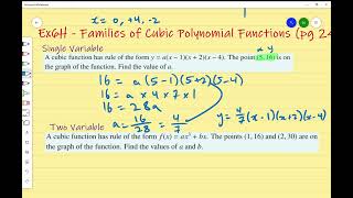 Ex6H  Families of Cubic Polynomial Functions