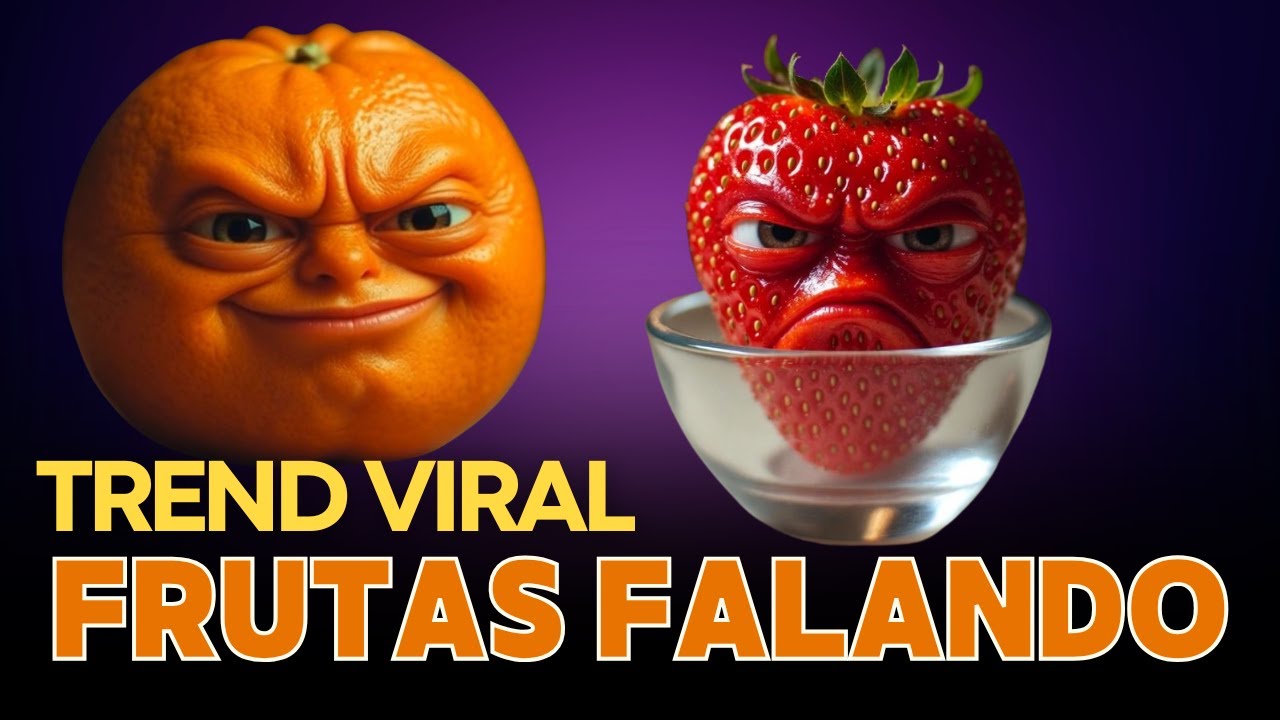 Como Fazer a Trend das FRUTAS FALANTES com IA 🍓🗣️ | Grátis e Passo a Passo (Viral 2026)
