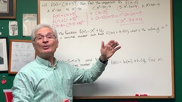 Function Notation - DAT Exam - Math - DAT Destroyer