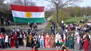 Newroz Pîroz be 2024 Le bonn Şahîban Efrini P1كل نوروز والشعب الكردي بالف خير 💚💛❤️