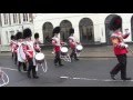 Changing of the Guard:  Corps of Drums Coldstream Guards, July 1, 2016 - extended version