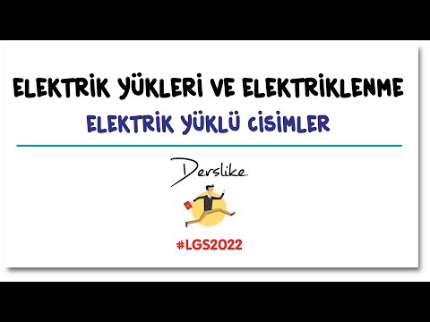 Elektrik Yükleri ve Elektriklenme | Elektrik Yüklü Cisimler | LGS Fen Bilimleri