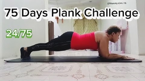 75 Days Plank Challenge. 24/75 If you think you can’t, change your mind.
