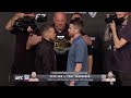 UFC 267: Битвы взглядов на пресс конференции