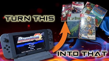 How to display your digital Nintendo Switch games / make replacement cases