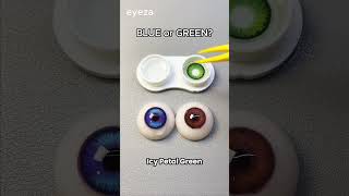 Two Full-Coverage Cosplay Lenses Blue Or Green Whats Your Pick?