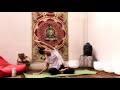 Hatha yoga mobilisation de la colonne vertbrale tonification et tirement