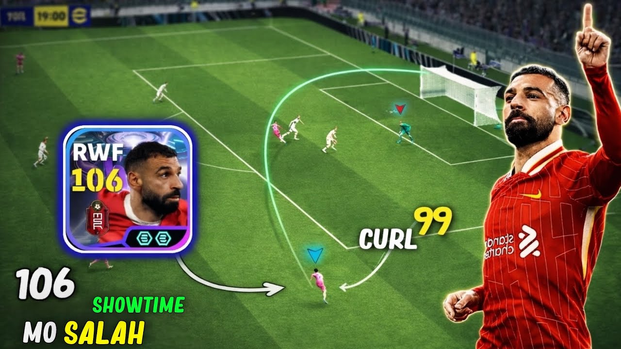 NEW 106 SHOWTIME MO SALAH IS THE BEST BLITZ CURLER CURRENTLY 🤯…| Efootball 2026 ✨