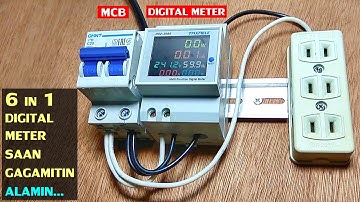 PAANO GAMITIN ANG 6 IN 1 MULTI-FUNCTION DIGITAL METER
