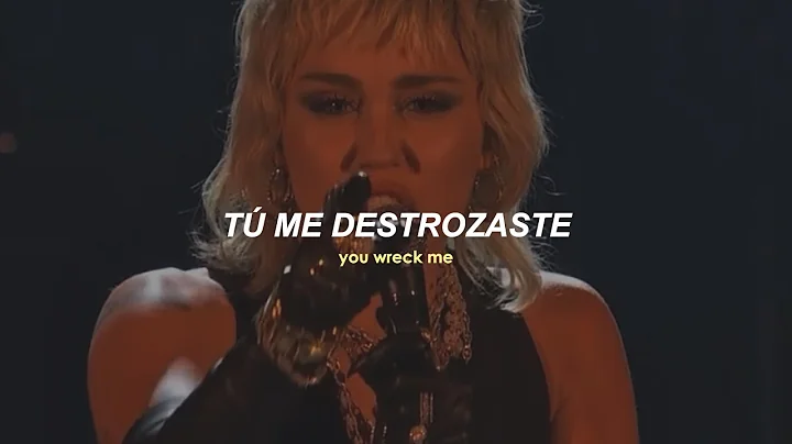 Miley Cyrus - Wrecking Ball [letra+lyrics]