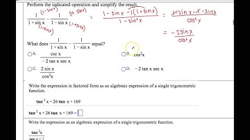 5.1 Precalculus YouTube Notes