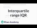 How to calculate interquartile range iqr  data and statistics  6th grade  khan academy