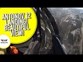 BREATHTAKING VIEW! Antonov 12 Navigator Glass Nose View, Lapperanta Landing! [AirClips]