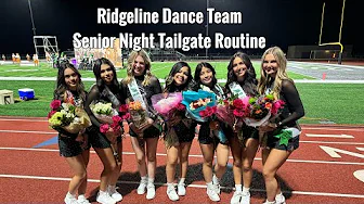 Ridgeline Dance Team tailgate: glow Poms