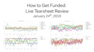 How to Get Funded: Live Tearsheet Review with Dr. Jess Stauth on 1/24/2019