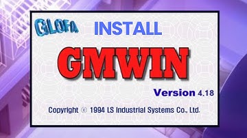 PLC, GMWIN Installation