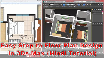 Easy Steps to Floor Plan Design Part 2 | 3Ds Max Tutorial in Hindi | Allrounder Bhai