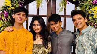 Singer Shaan & Wife with Sons