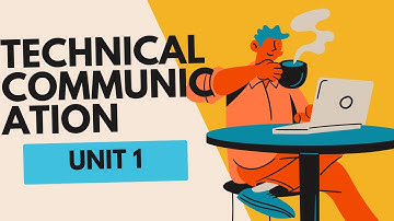 Technical Communication| Unit-1| Part-1|