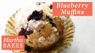 Martha Stewarts Blueberry Muffins Martha Bakes Recipes