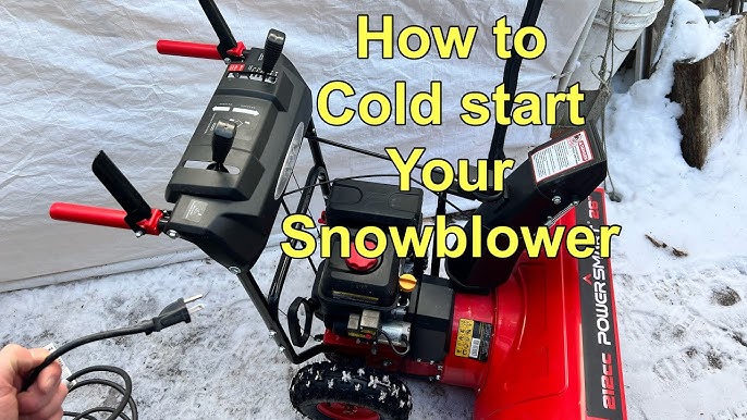 What to keep your snowblower on?