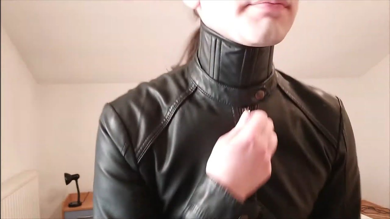 Leather Neck Corset