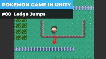 Make A Game Like Pokemon in Unity | #88 - Ledge Jumps