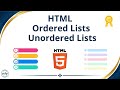 HTML Ordered List and Unordered List in Tamil | Learn ol and ul Tags
