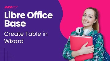 Libre Office Base||How to create table using wizard in Libreoffice base #libreofficebase#cbseclass10