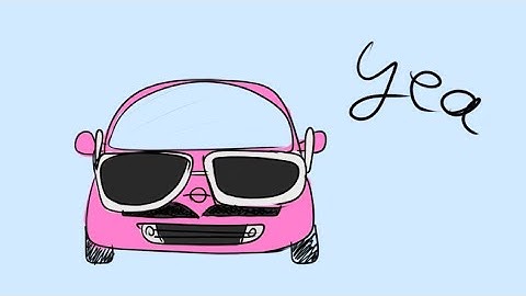 I learned 2D animation to remake that one video with a Nissan Micra