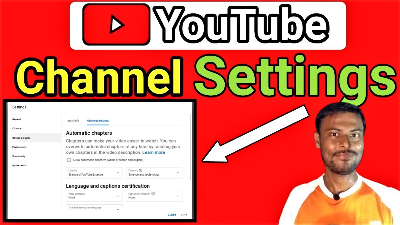 Channel Settings On Mobile,  Channel Important Settings  2021, 5  Settings