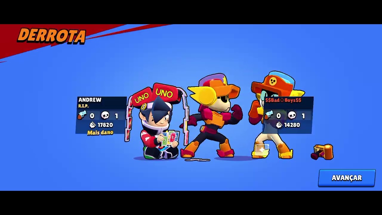 Brawl stars tentando derrotar o Boss mais fácil 