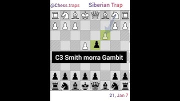 chess traps, Siberian trap by Black side