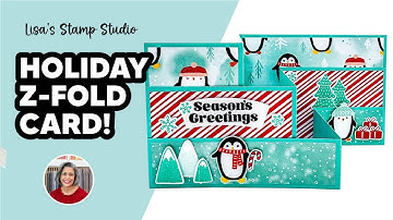 How to Make a Holiday Z Fold Card in Easy Steps