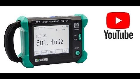 How to test circuit breaker contact resistance by JYL (Kingrun China)