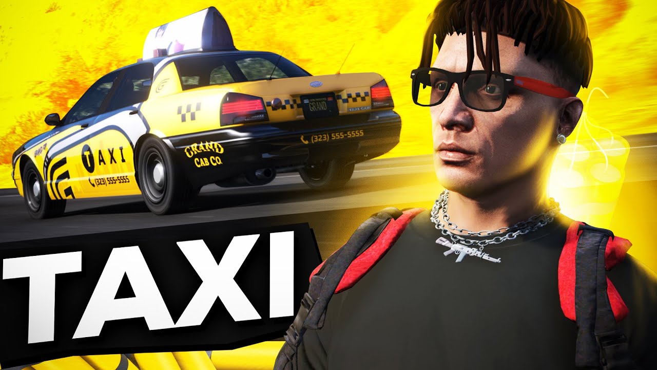 I BECAME A TAXI DRIVER FOR 24 HOURS In GTA 5 RP RIDING PASSENGERS AND 