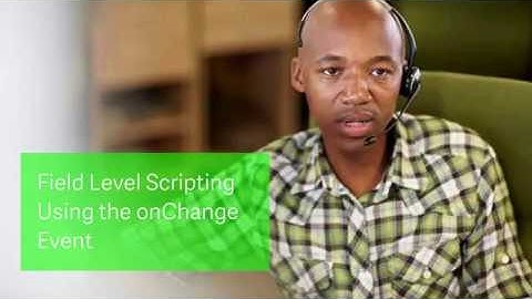 Sage CRM: Scripting using the onChange Event