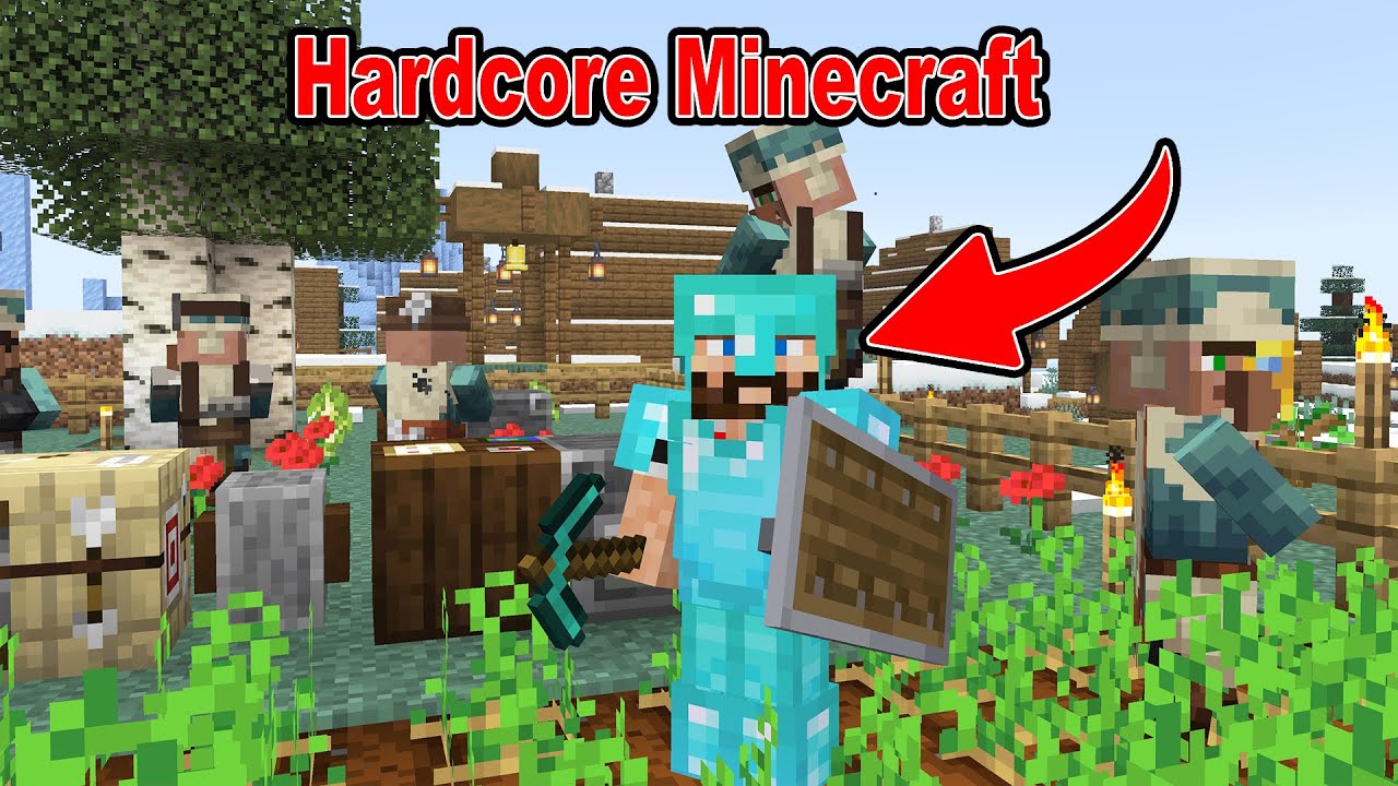 Getting Full Enchanted Diamond Armor in Hardcore Minecraft 2026! Ep. 3 ...