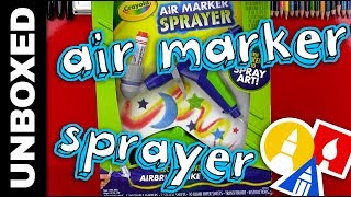 Unboxed Review  Crayola Air Marker Sprayer + June Mail Time