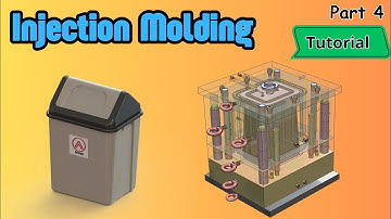 MOLD DESIGN in SOLIDWORKS - Assembly Tutorial - Rubbish Bin 4/4