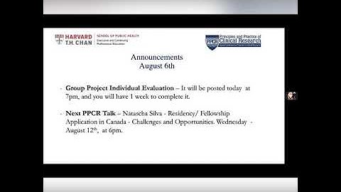 Time lapse video of Missing Data lecture - PPCR 2020