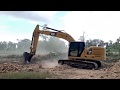 CAT320 NEXT GEN บุงกี๋ 1.2 คิว 158 แรงม้า ยังลอกนา ฝุ่นกระจาย VICTOR 500 ดั้มแรง excavator EP.6898