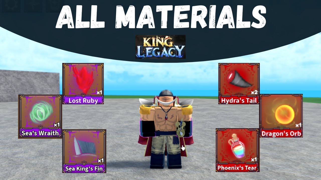 HOW TO GET EVERY ACCESSORIES IN KING LEGACY 