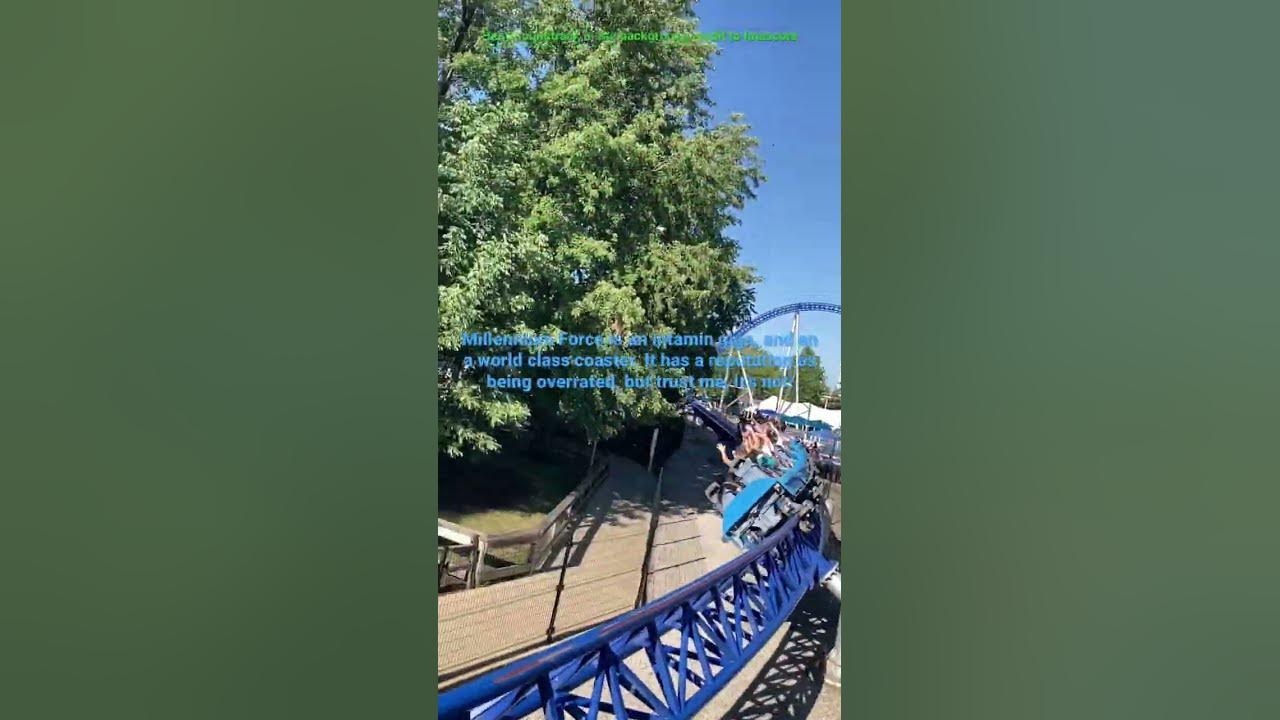 Millennium Force has great pacing!