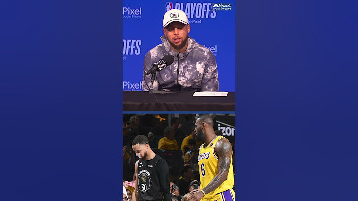 Steph Curry hilariously explains viral video of why LeBron James followed him to the bench | NBCSBA