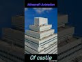 Minecraft castle animation shortsviralshort trending gaming minecraft