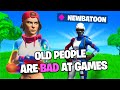 this fortnite PRO kept calling me old...