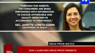DOH launches drug price website